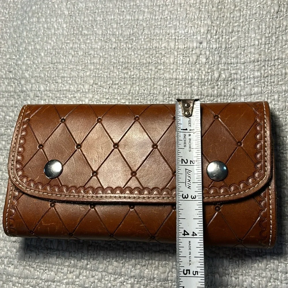 COUNTRY BUG WALLET BROWN LEATHER
